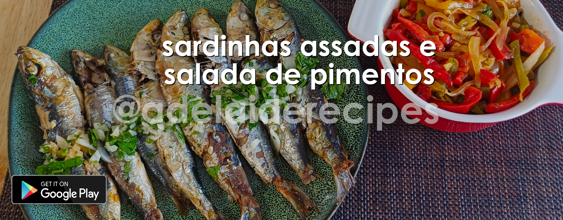 Sardinhas Assadas e Salada de Pimentos