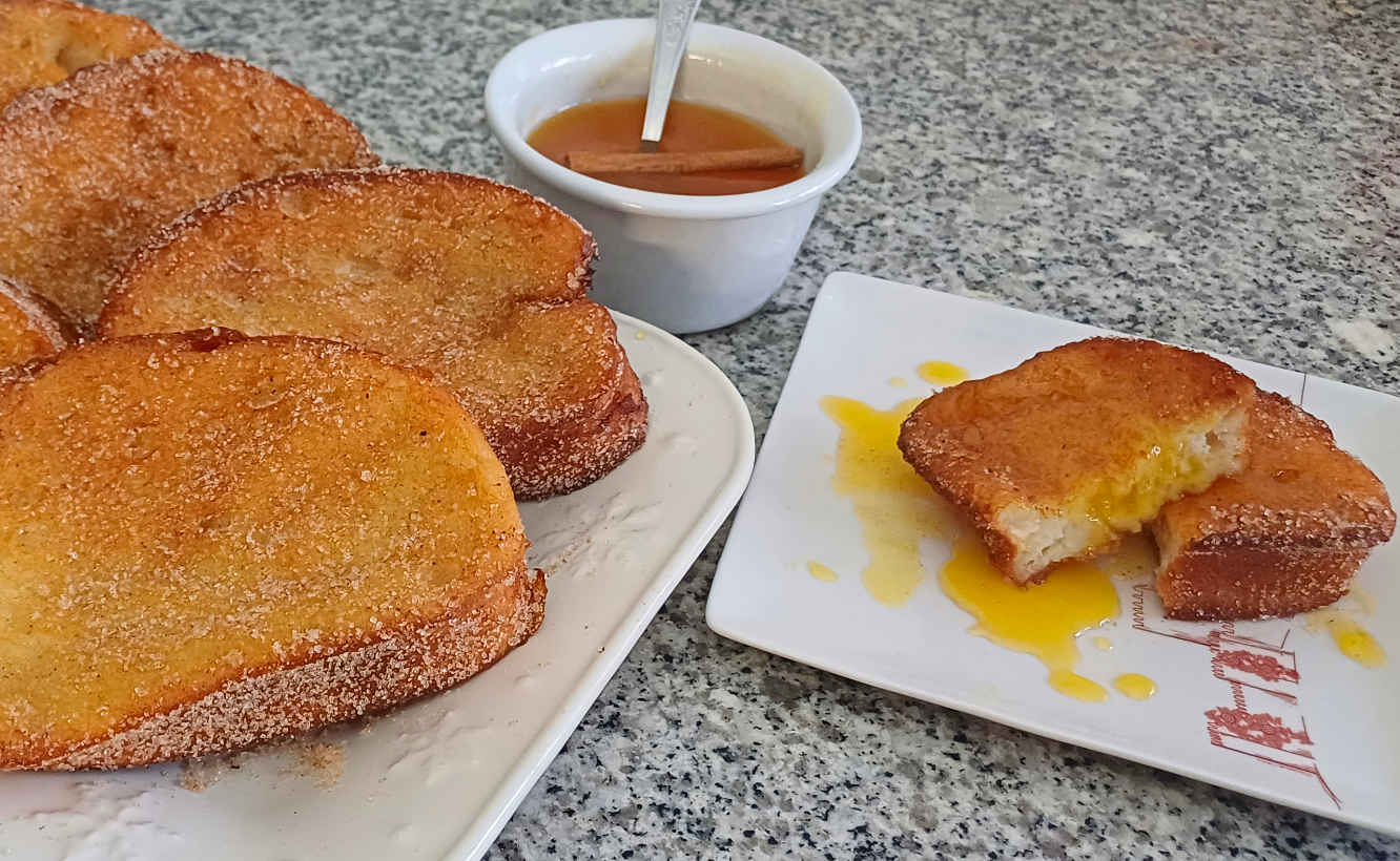 Rabanadas com Calda de Laranja