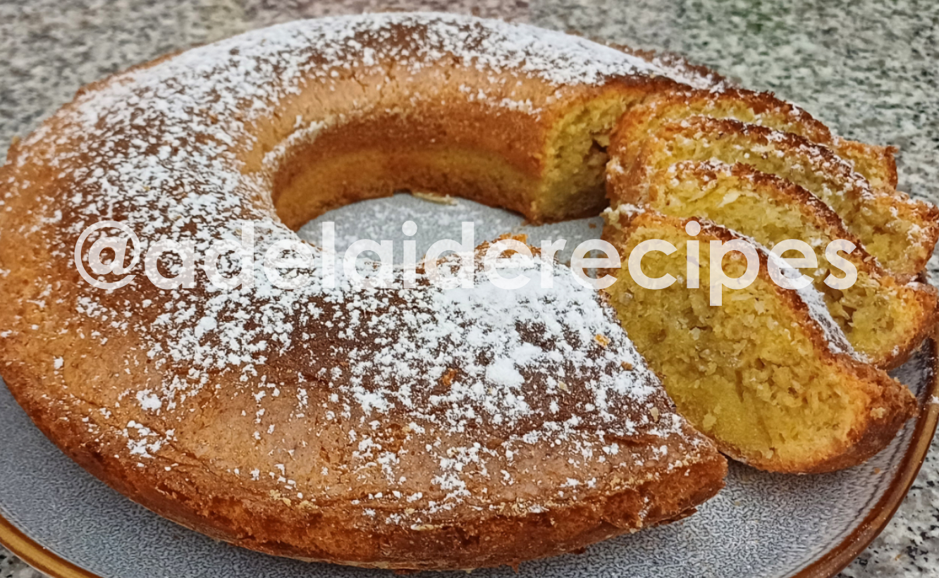 Bolo de Aveia e Coco