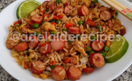 Arroz com Salsichas