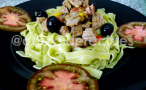 Fettuccine com Carne  de Vitela