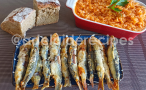 Petingas com Arroz de Tomate