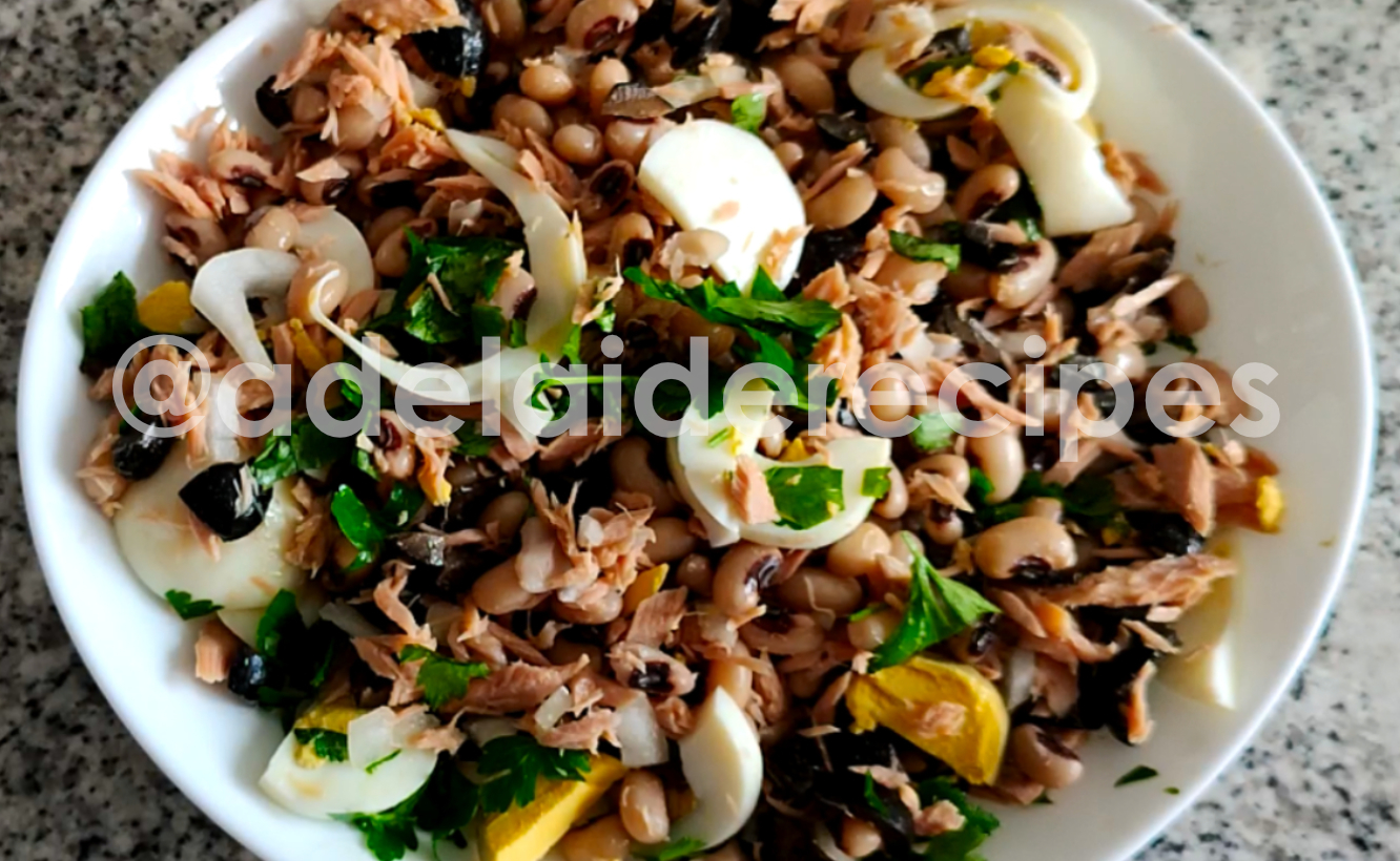 Salada de Atum com Feijão Frade | Receita Portuguesa Fácil e Deliciosa