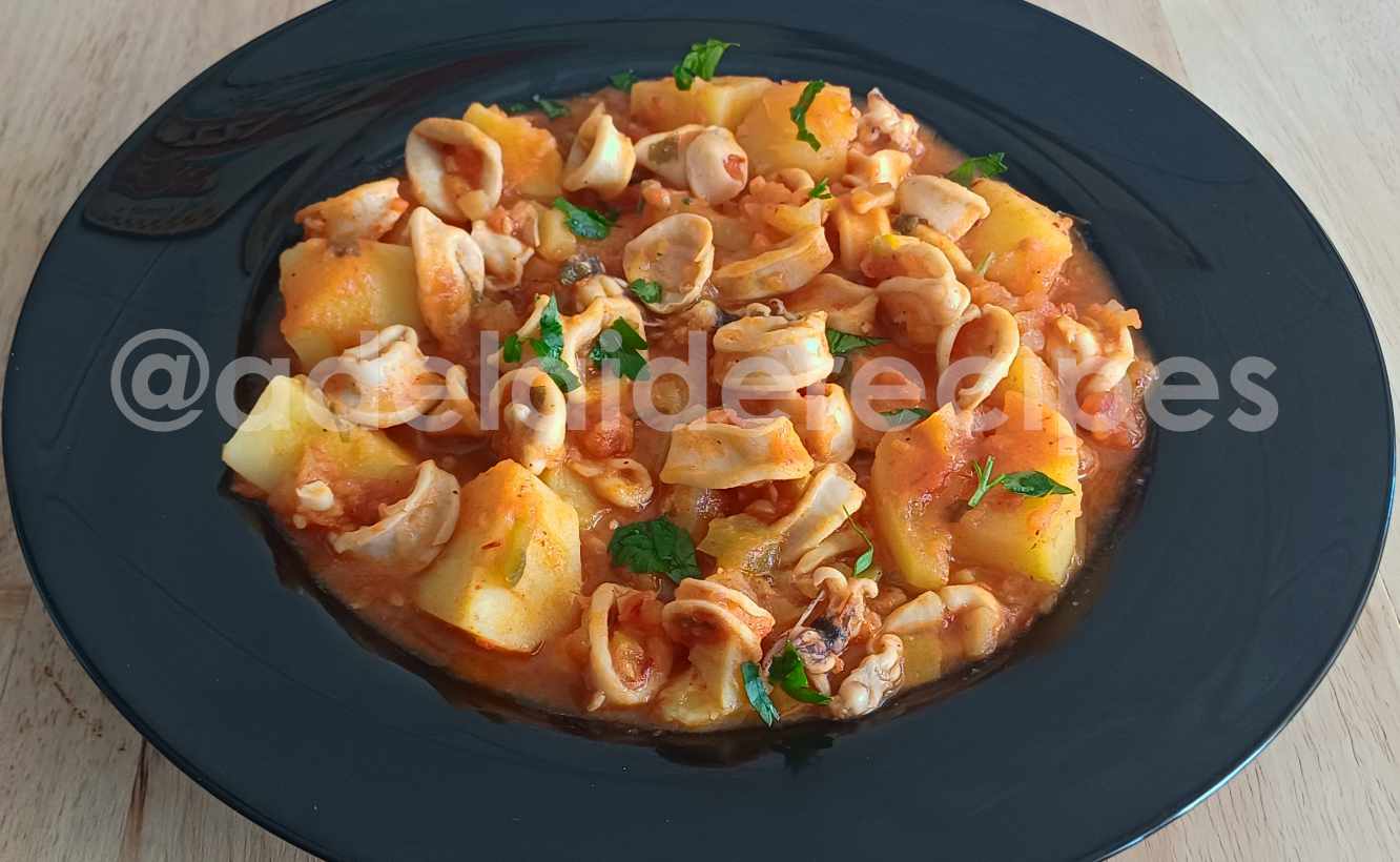 Lulas Estufadas com Batatas | Receita Fácil e Deliciosa