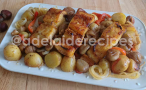 Bacalhau Assado com Castanhas