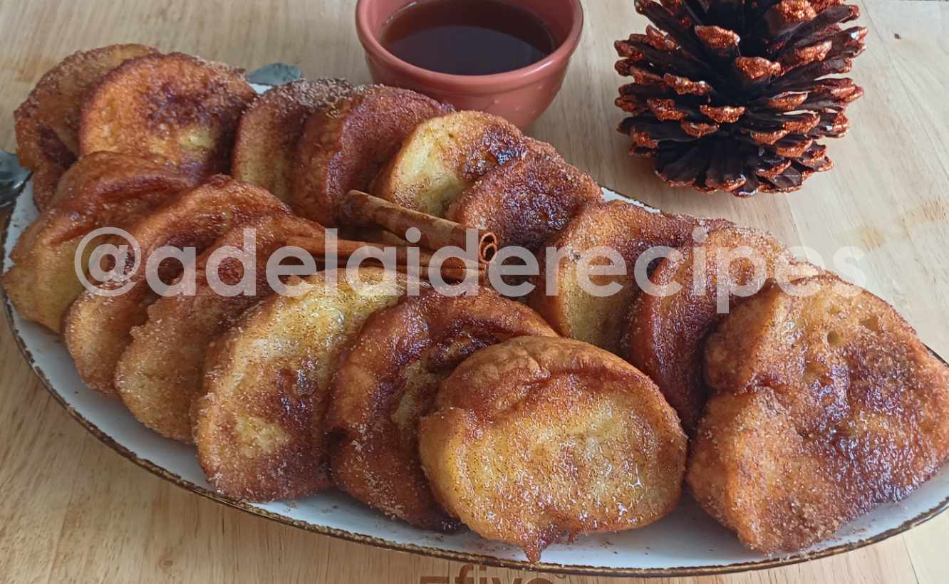 Fatias Douradas com Calda de Vinho do Porto | Rabanadas de Natal