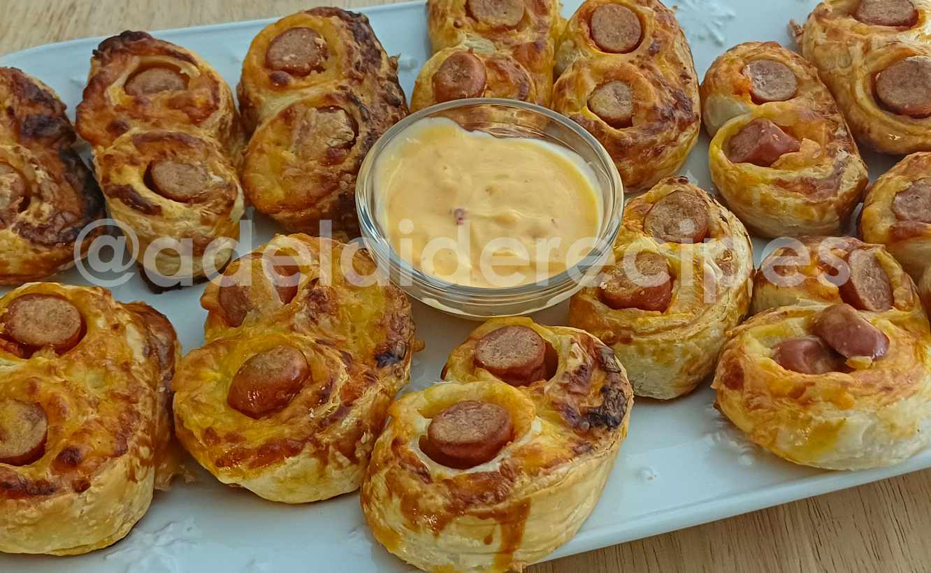 Palmiers Salgados de Salsicha | Perfeitos para Festas e Passagem de Ano!